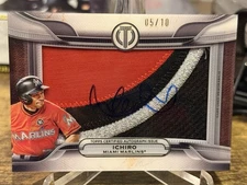 2025 Topps Museum Ichiro Suzuki Auto Prime Patch Jumbo Jersey /10 Marlins
