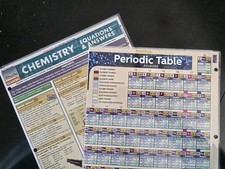 Periodic Table Advanced & Chemistry Equations/Answers (Quickstudy: Academic) 