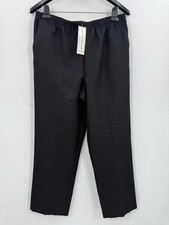 Alfred Dunner 14 Black Pants Women's Pull On Straight Classic Comfort NEW