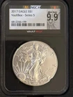 2017 $1 Silver Eagle VaultBox - Series 5 NGCX 9.9 Mint State 1oz .999 Silver