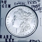 1885 O BU GEM MORGAN SILVER DOLLAR UNC MS+++ U.S. MINT RARE COIN 8743