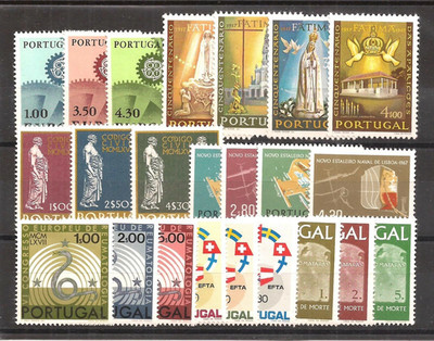PORTUGAL AÑO 1967 NUEVO COMPLETO MNH (VER IMAGEN)