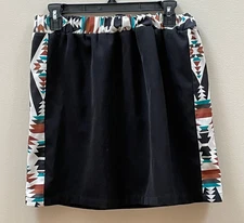 Rowdy Crowd Clothing Athletic Skort Women Large Golf Tennis Beach Southwestern