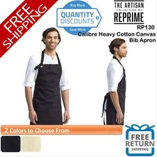 Artisan Collection by Reprime Calibre Heavy Canvas Bib Apron Adjustable RP130
