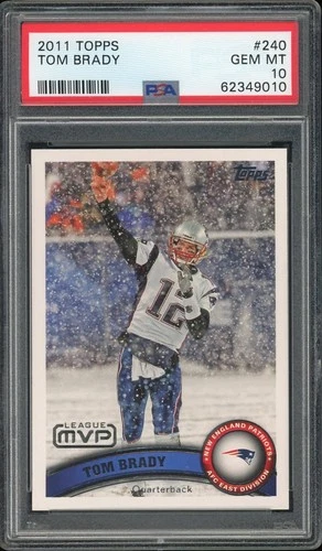 2011 Topps Tom Brady 240 PSA 10
