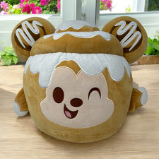 Disney Store Munchling Cinnamon Swirl Bun Mickey Mouse 14.5" Plush Collectible