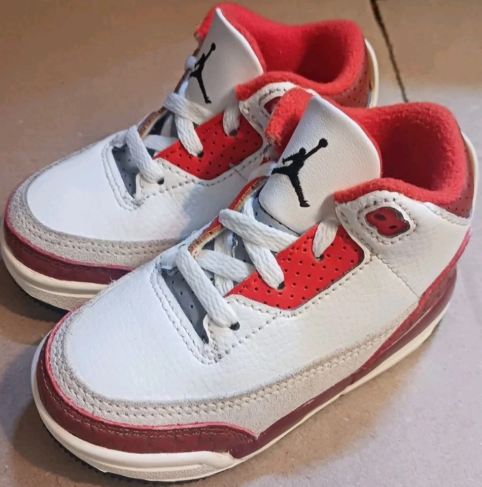 Jordan Retro 3 "Dunk On Mars" 幼儿 6C — 第 3/4 张图片