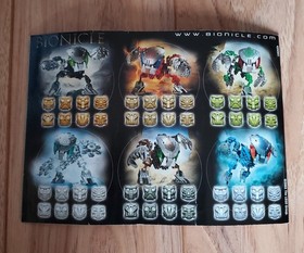 LEGO BIONICLE: Tahnok-Kal (8574) Complete W/Manual Canister & Mask Vintage 2003