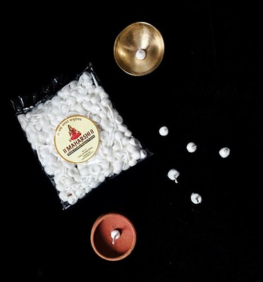 100% Organic Handmade Self Standing Cotton Wicks For Puja, Oil Lamps (400 pcs)
