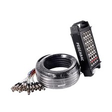 16 Channel 50'Pro Stage XLR Snake Cable with XLR  1/4" TRS Returns on The Bo...