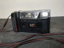 Kyocera Yashica T2 35mm Film Point Shoot Untested Black AS IS
