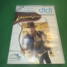 LeapFrog Didj Learning Game Indiana Jones Math Facts Grade 2-4 Ages 7-10 P-35