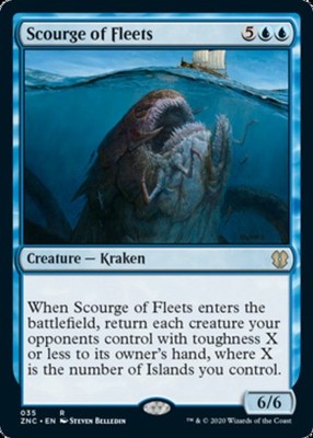 Scourge of Fleets - Commander: Zendikar Rising #035 MTG Magic The Gathering