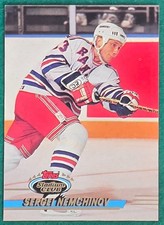 Sergei Nemchinov - 1993-94 Topps Stadium Club #245 - Rangers Hockey Card