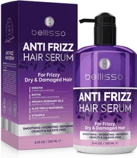 Anti Frizz Hair Serum for Frizzy Damaged Hair 8.45 Fl Oz Humidity Treatment