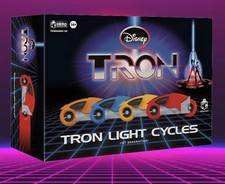 TRON- 1st Generation Light Cycles- Hero Collector-New