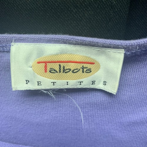Talbots Vintage Petite Classic Slim Top Blouse - Women's Size S Purple - Picture 2 of 6
