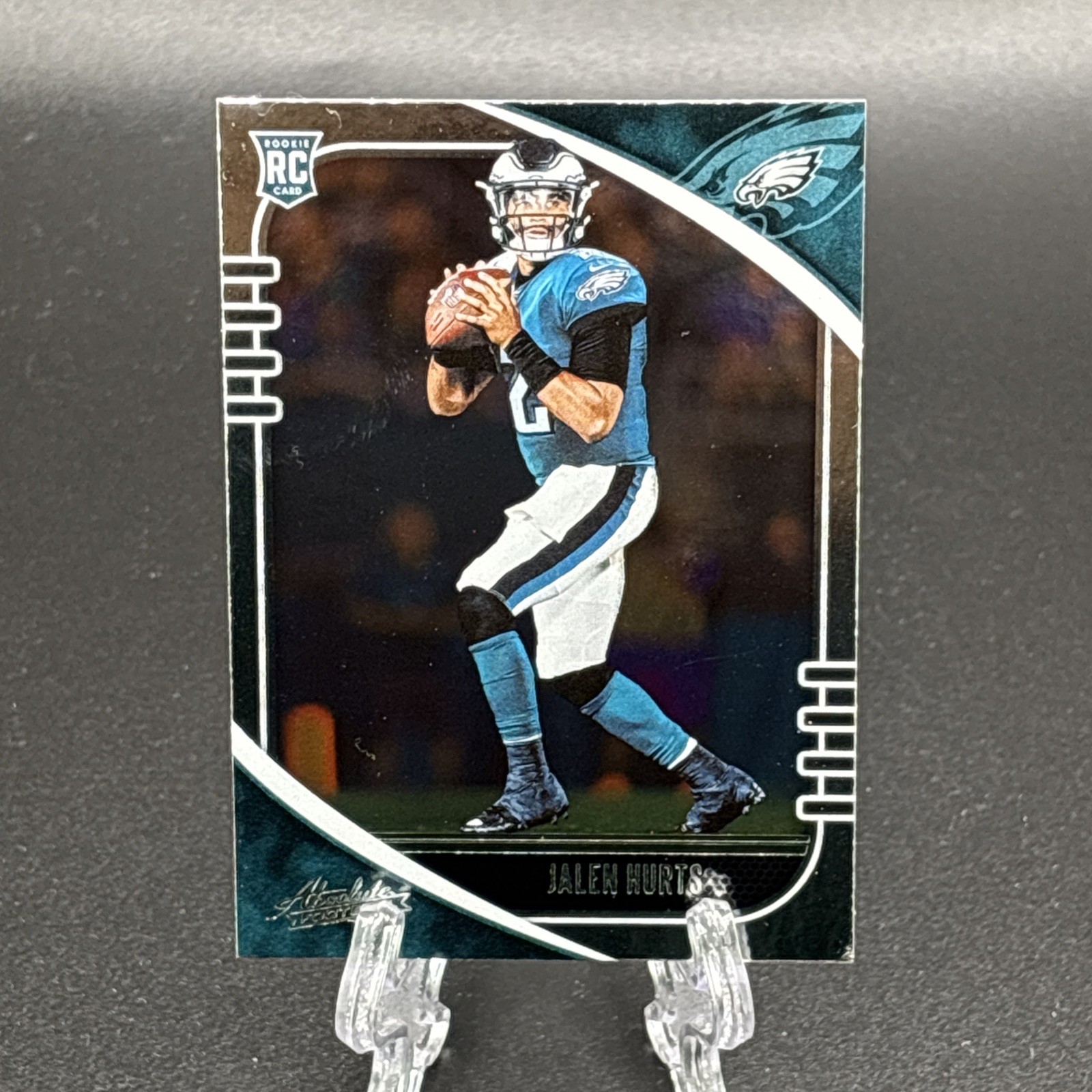 2020 Absolute Jalen Hurts Rookie Card R42892 (SOFT CORNER)