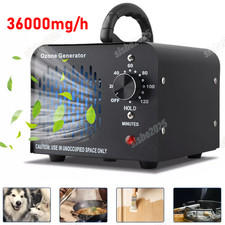 36000mg/h Ozone Generator Machine Air Purifier Ionizer Ozonator Timer for Home