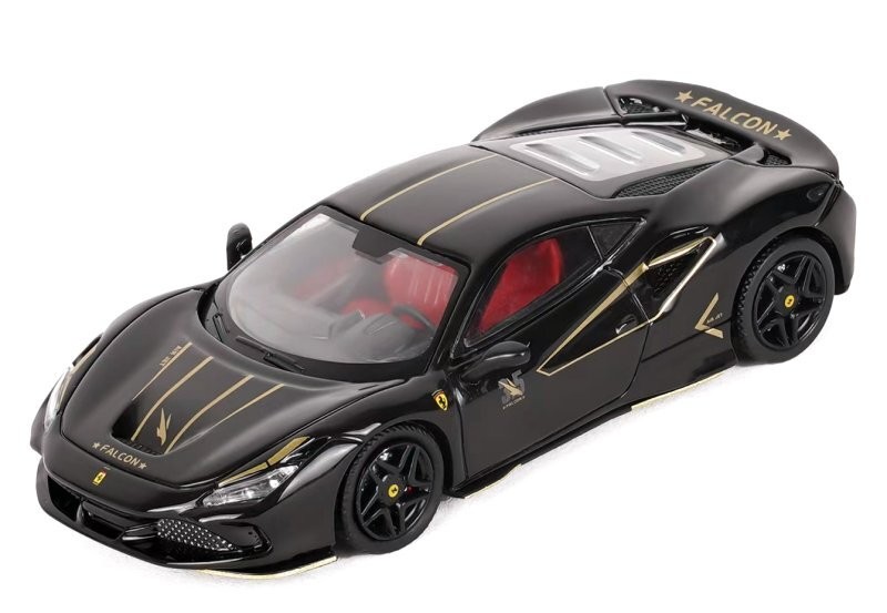 FERRARI F8 Tributo - black falcon - XF 1:64 | eBay