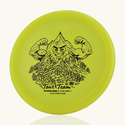 Disc Golf Kastaplast K1 Hard Berg X Disc Golf Disc Braeden Sides