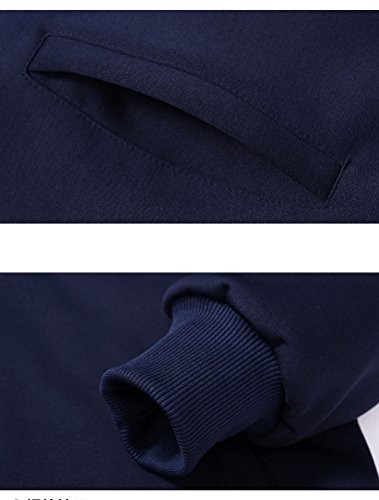 Men's 2 Pieces Tracksuits Running Jogging Sports Suits Athletic Long Sleeve - Picture 3 of 5