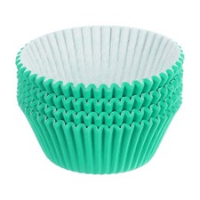 100 Pcs Cupcake Liners Paper Cup for Baking Cupcake Wrapper Green