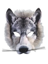 Wolf Mask - Costume Accessory for Adult Sizes