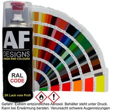 2K Spraydose RAL alle Farbtöne kratzfest seidenmatt Lackspray Sprühdose Spray