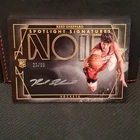 2024 Panini Noir Reed Sheppard Spotlight Signatures Horizontal RC On Card Auto