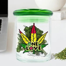 Stash Jar Smell Proof Container 2.5 oz Airtight Smell-Proof Premium Storage Jars