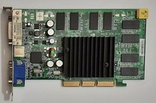 MSI MS-8819 AGP Grafikkarte (nvidia GeForce FX5200, 128MB, retro, 2003)