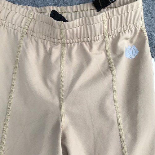 Fits T4 Sports Pants Girls Size Small Tan Riding Inspired Legging Elastic Waist - Picture 6 of 13