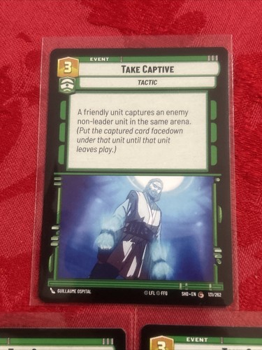 3x Star Wars Unlimited - Take Captive - Shadows of the Galaxy (SHD) x3 - Picture 2 of 6
