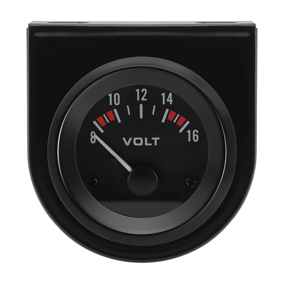 2" 52MM Universal Pointer Voltmeter Voltage Volt Meter 8-16V for Car 12V - Image 4 of 4