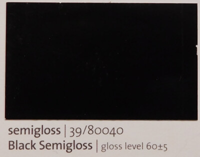 Semi Gloss Black Powder Coating Tiger Drylac 1 LB