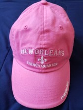 NEW ORLEANS* FRENCH QUARTER*  PINK* SOFT STRUCTURE* HAT/CAP* I LOVE N'AWLINS