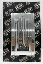 RON SIMMS BACC POLISHED BALL MILLED DASH EXTENSION PANEL HARLEY SOFTAIL CUSTOM