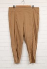 Women's Taking Shape brown tapared pants size 18