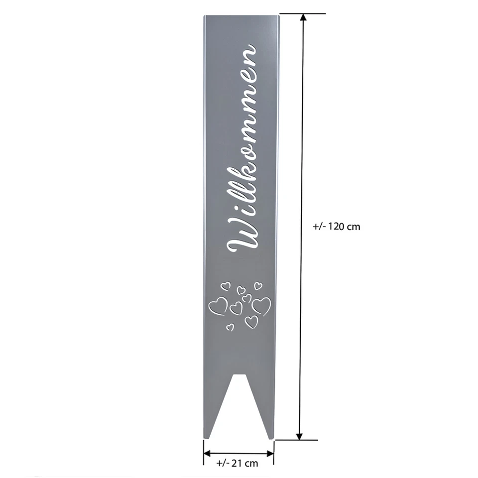 Piquet Signe de Jardin Bienvenu (E) Patinée Déco - Photo 4/4