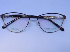 CHROMAX CM Rhodes BRW 54mm Eyeglass Frame BRAND NEW 100% Authentic
