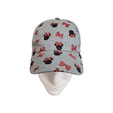 Disney Minnie Mouse Icon Baseball Hat Cap Youth Adjustable Denim Blue