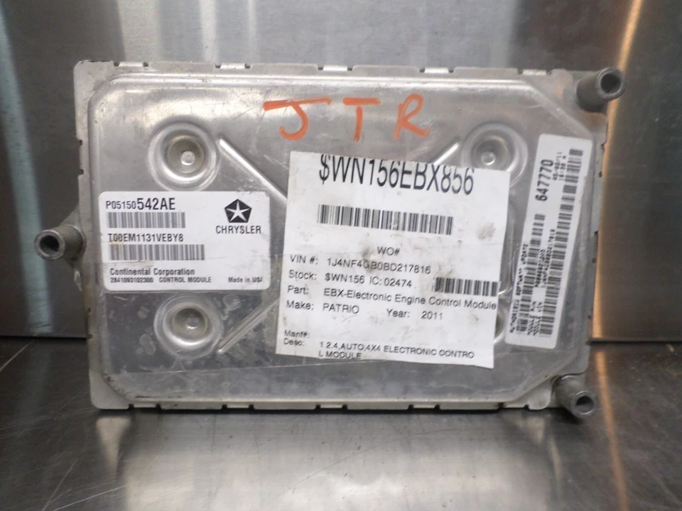2011 Jeep Patriot Compass 2.4L Engine Control Module PCM ECM OEM P05150542AE *J — 第 2/4 张图片