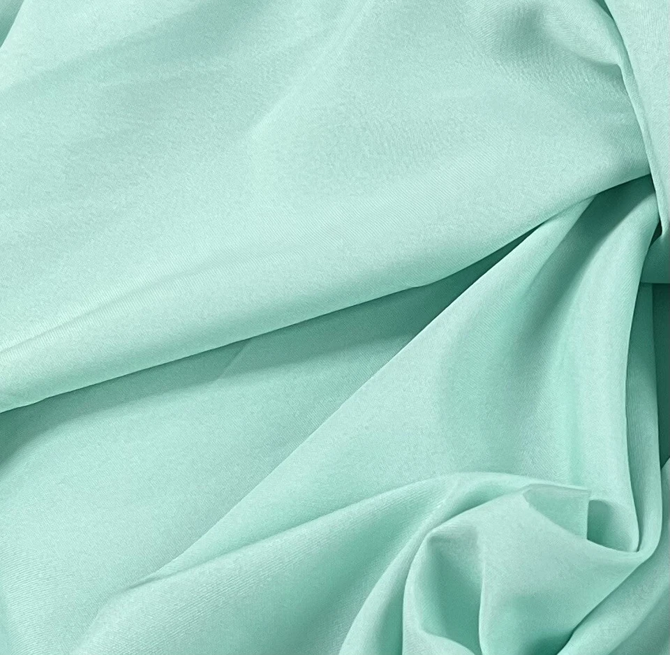 MINT GREEN  Poplin fabric 60” Width Sold By The Yard - Image 2 of 2