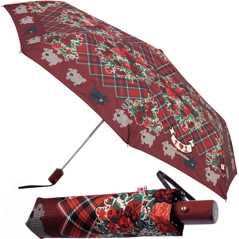 Knirps Rosas Mujer Paraguas Flores de Bolsillo Blutsgeschwister Foto 2 de 4