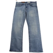 AXEL MEN'S SLIM BOOT STRETCH FIT DENIM JEANS, LIGHT WASH *CHECK FOR SIZE*