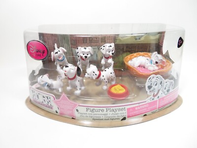 Rare Disney 101 DALMATIANS Playset (9 pcs) Disney Store Figures