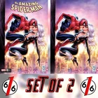 🔥🕷 AMAZING SPIDER-MAN #13 TONY DANIEL Trade Dress & Virgin Variant BLACK CAT