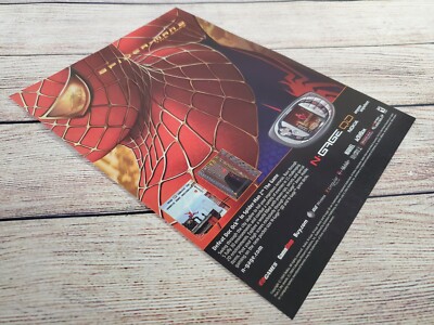 Spider-Man 2 The Video Game N-Gage PS2 Xbox Magazine Promo Ad Art