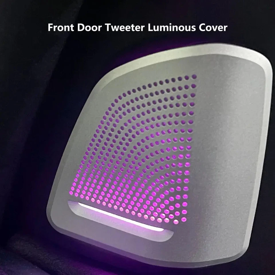 Kit de luz ambiente LED F15 para BMW X5 2014-2018 capa de alto-falante luminosa - Imagem 3 de 4